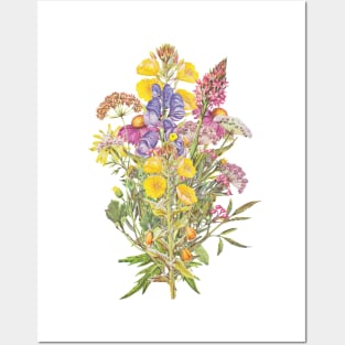 Spring Floral Bouquet Posters and Art